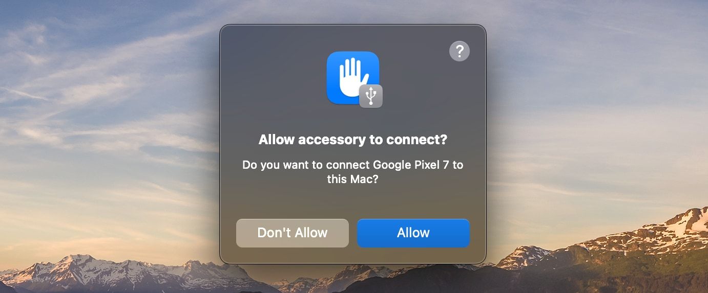 connect accessory android to mac