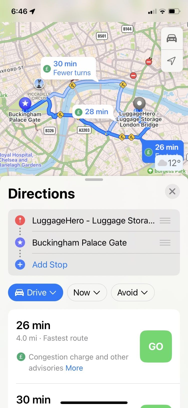 directions to location