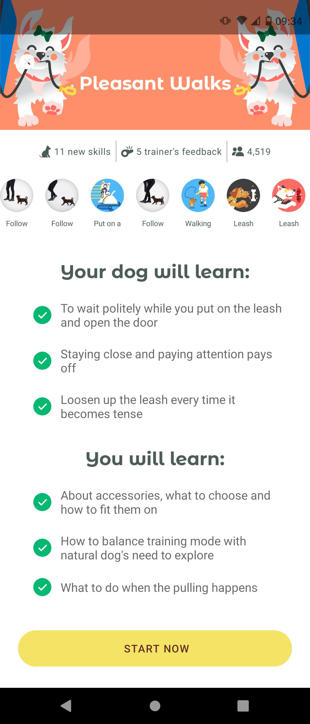 Dogo App Program for Pleasant Dog Walks