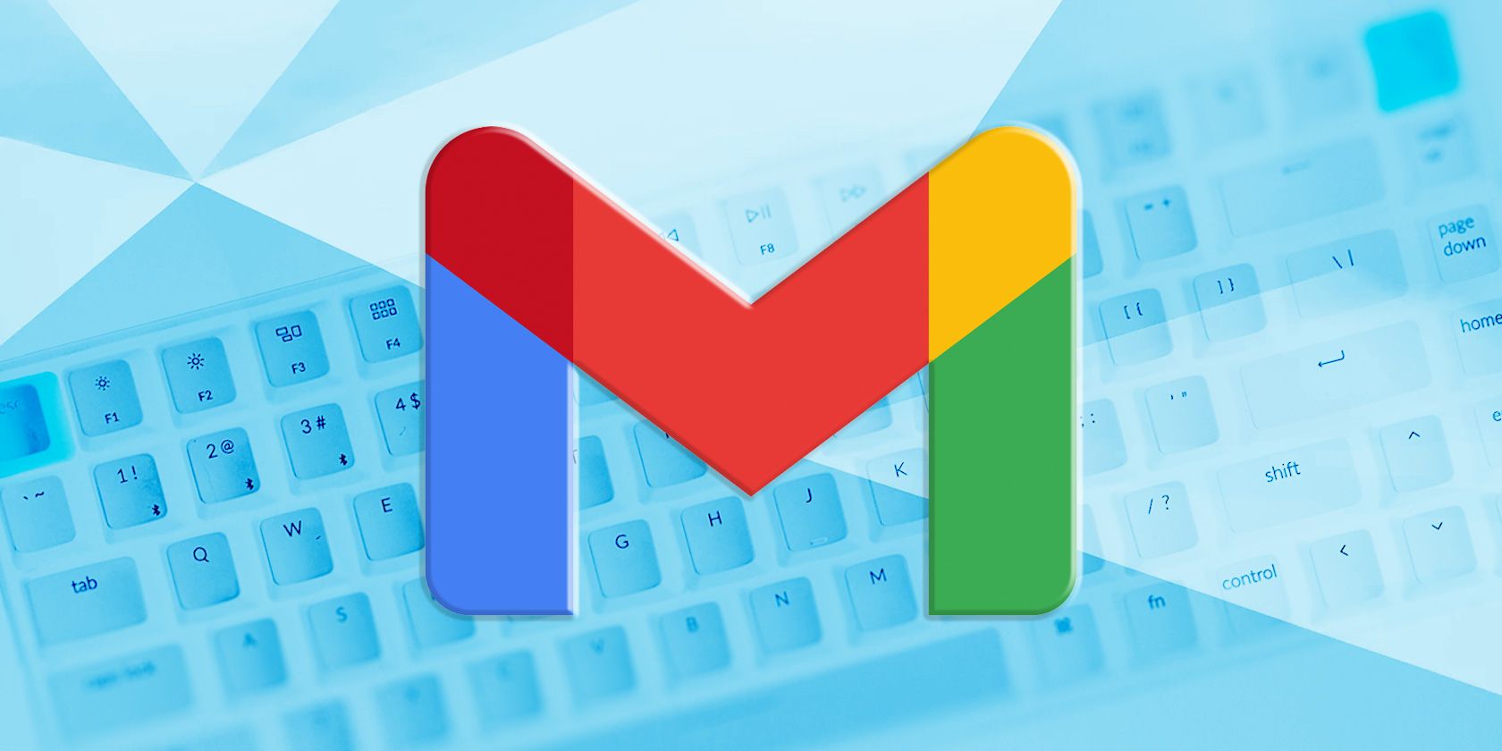 Gmail Logo on top of Keyboard 