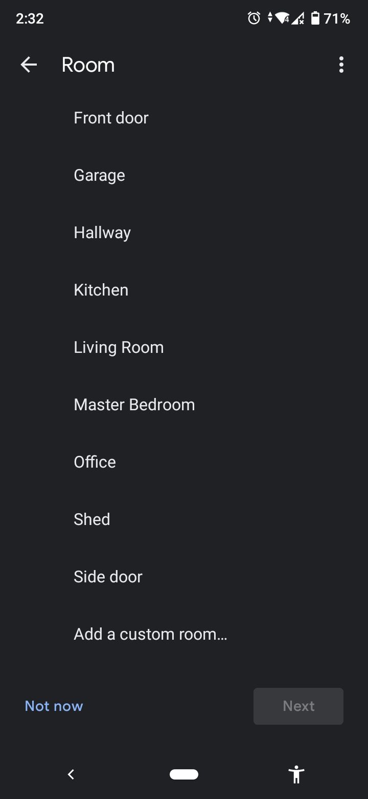 google home room