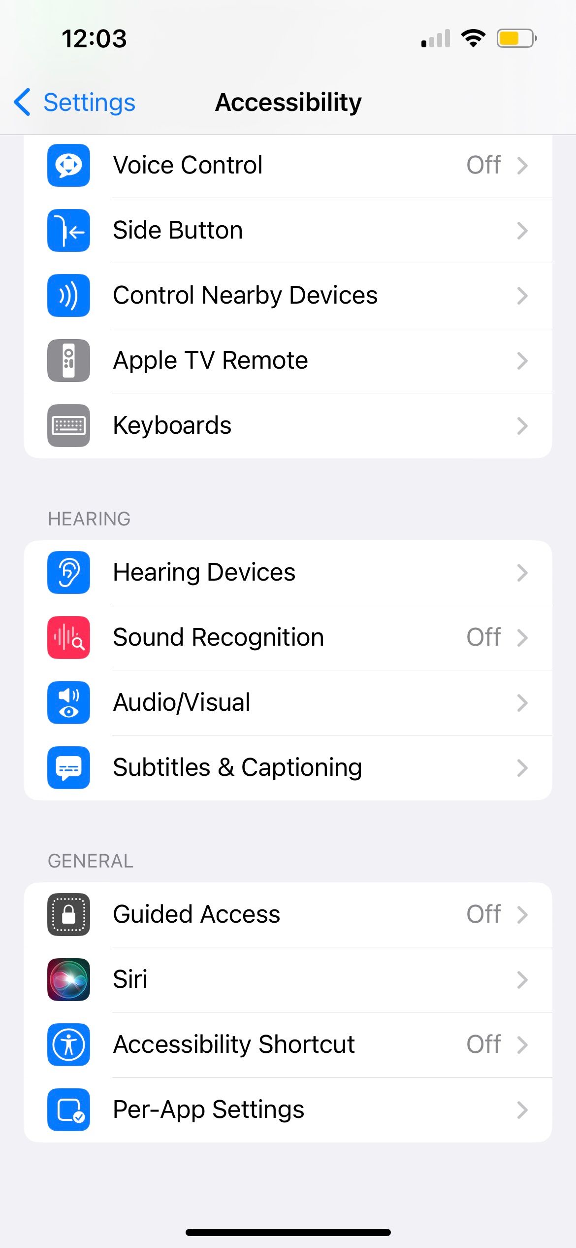 guided access in iphone accessibility settings 