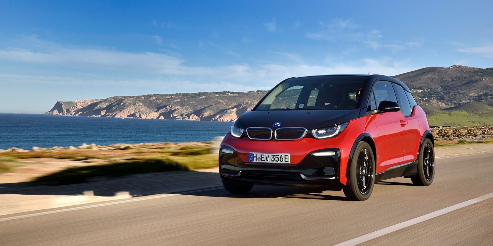 Driving the BMW i3 on the coast