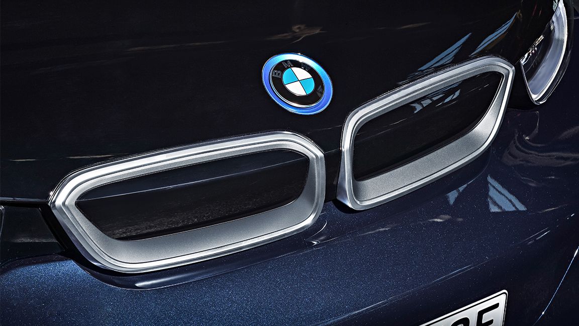 The hood of a BMW i3