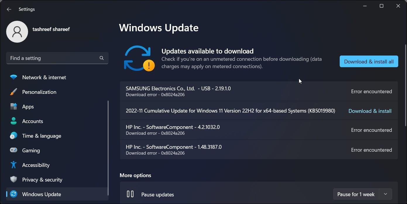 install windows 11 updates