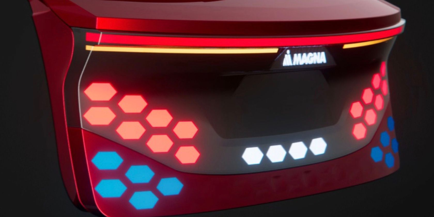 Rear tail lights with Magna Breakthrough lighting