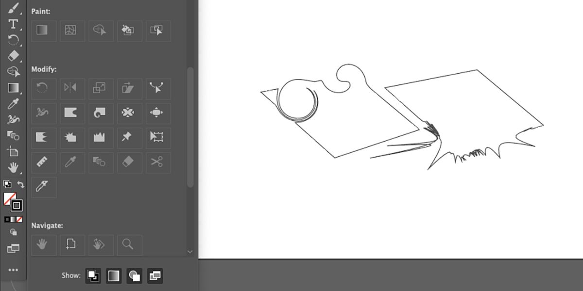 Illustrator Modify Tools.