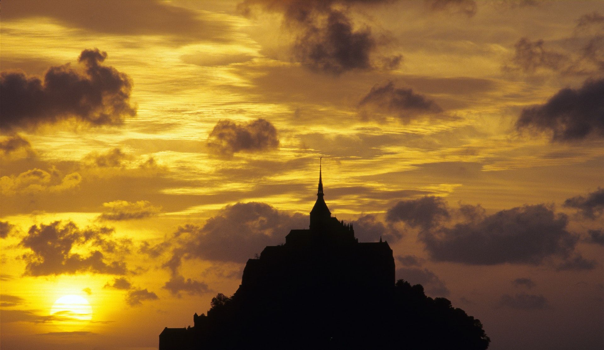 Sunset at Le Mont Saint Michel
