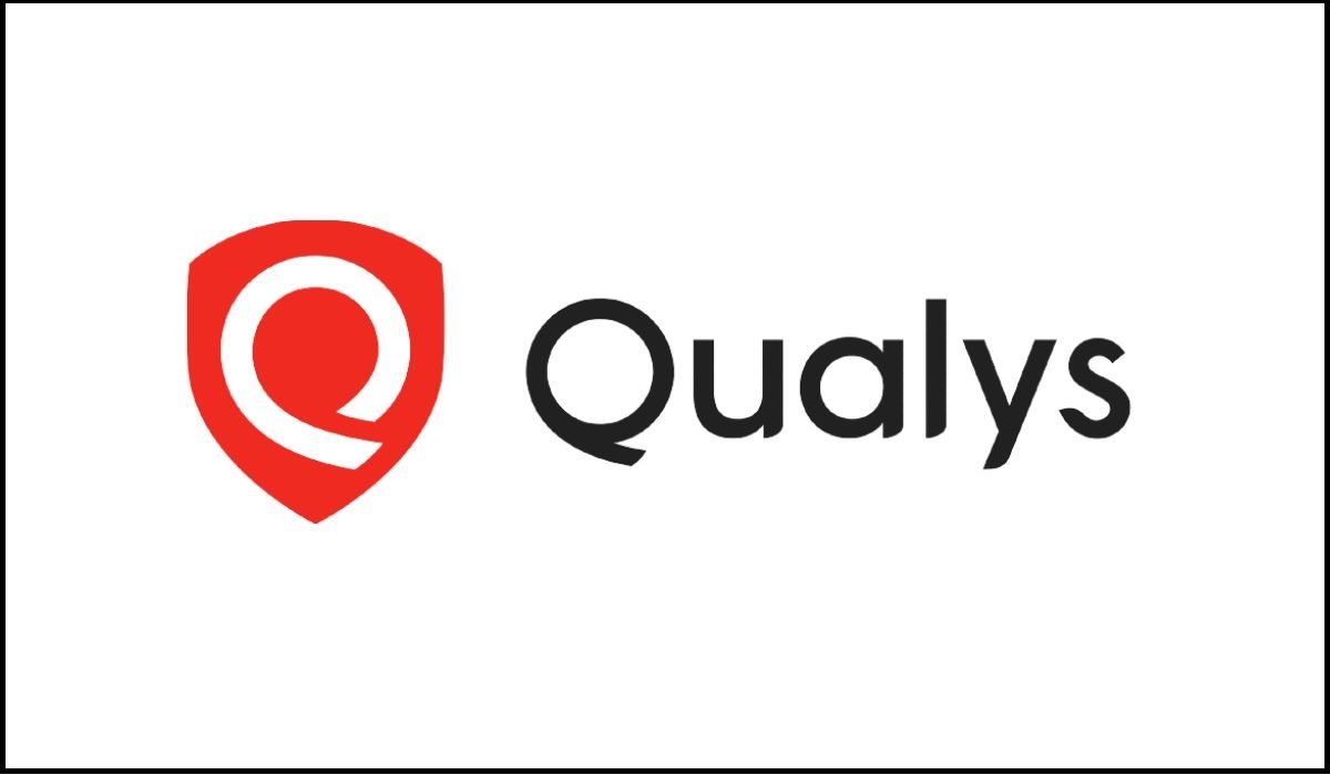The Qualys logo is visible on a white background 