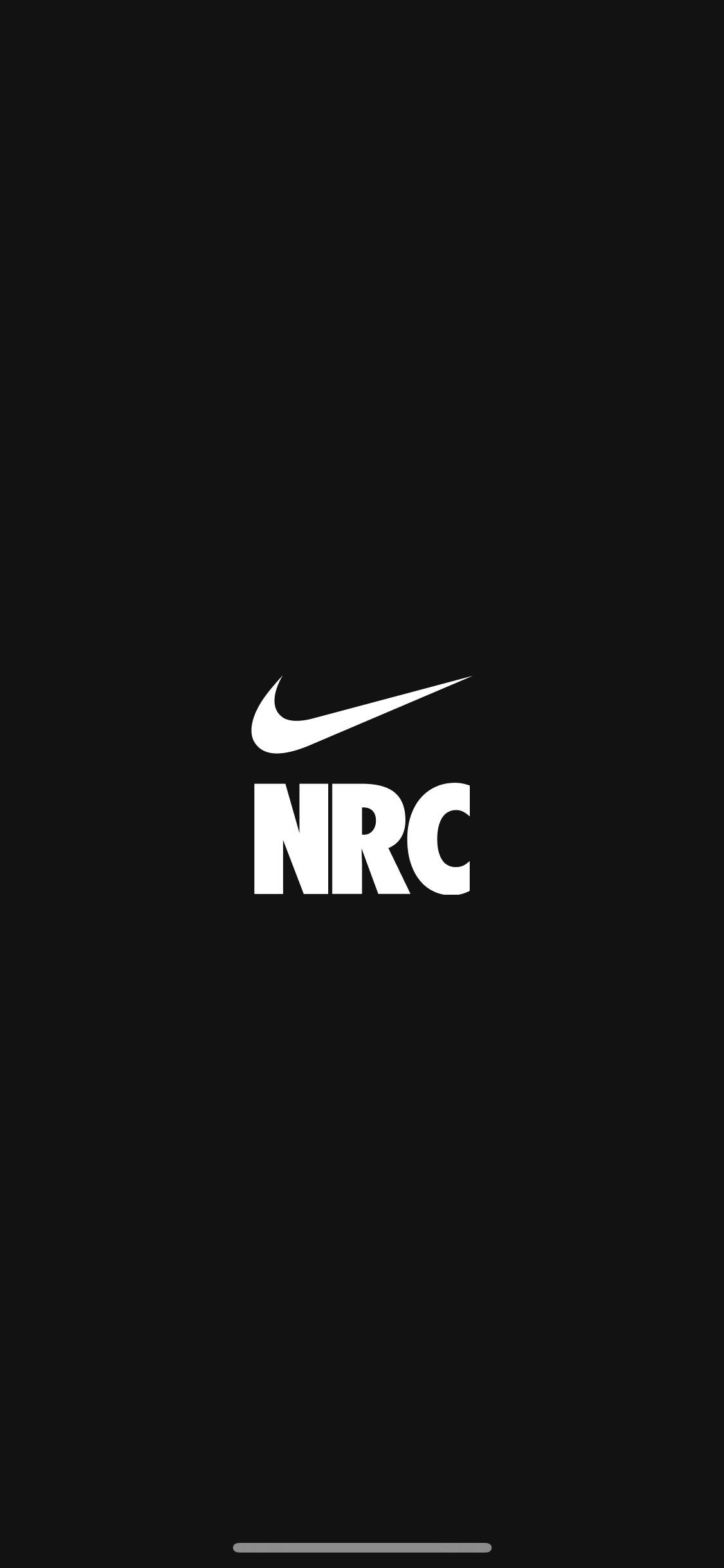 Screenshot of Nike Run Club app
