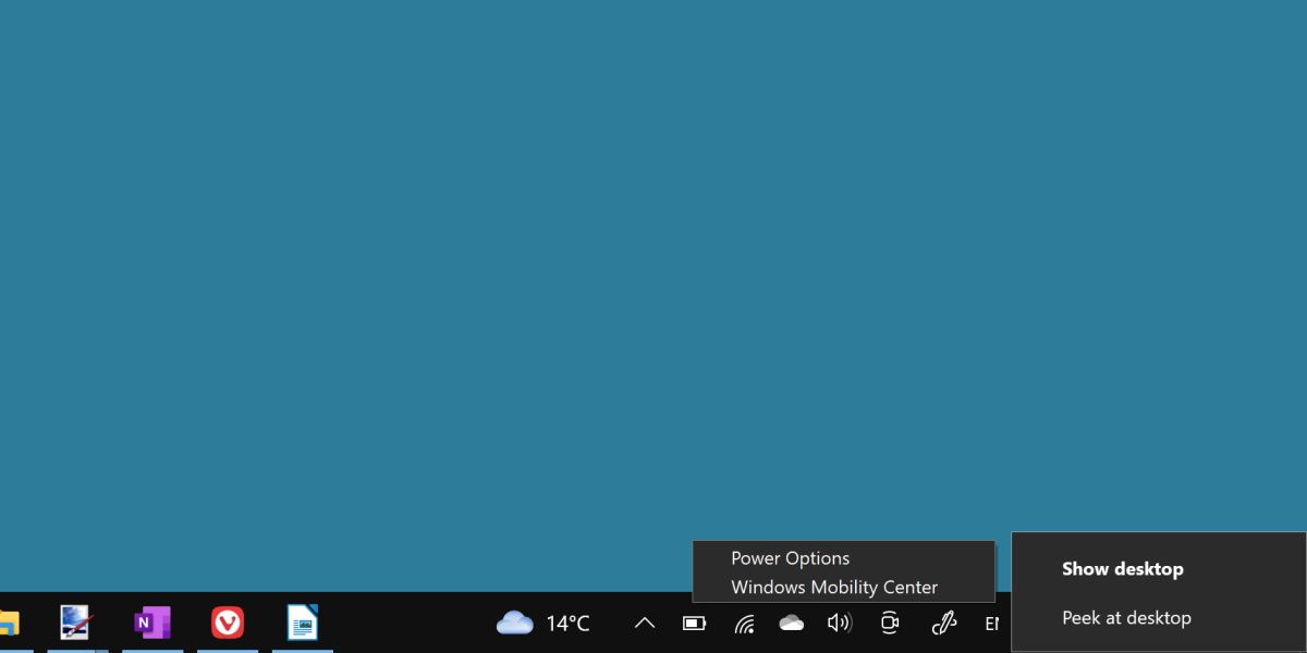 screenshot della barra delle applicazioni di Windows 11 che mostra le differenze nel menu contestuale