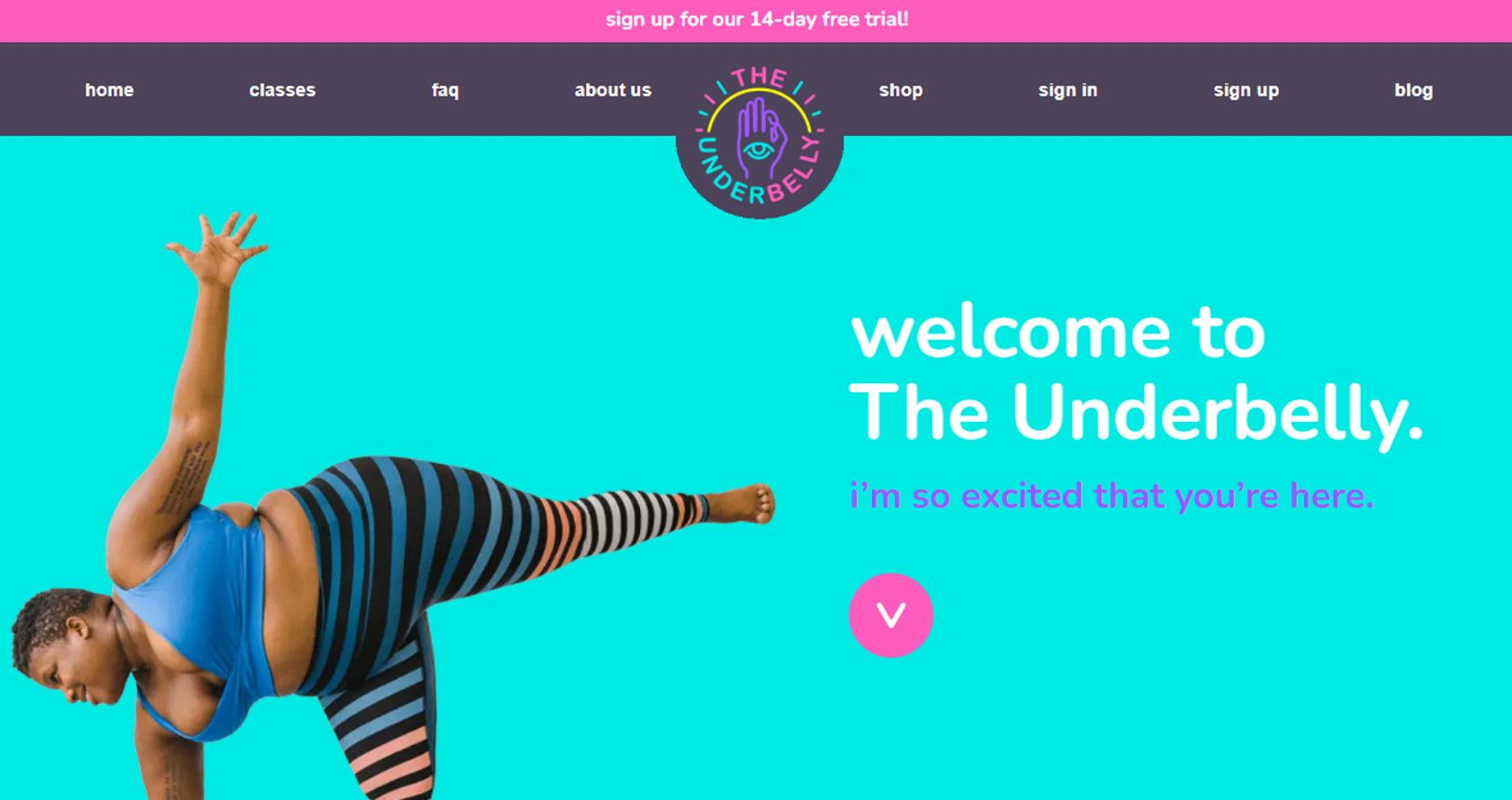 situs web kelas yoga online perut