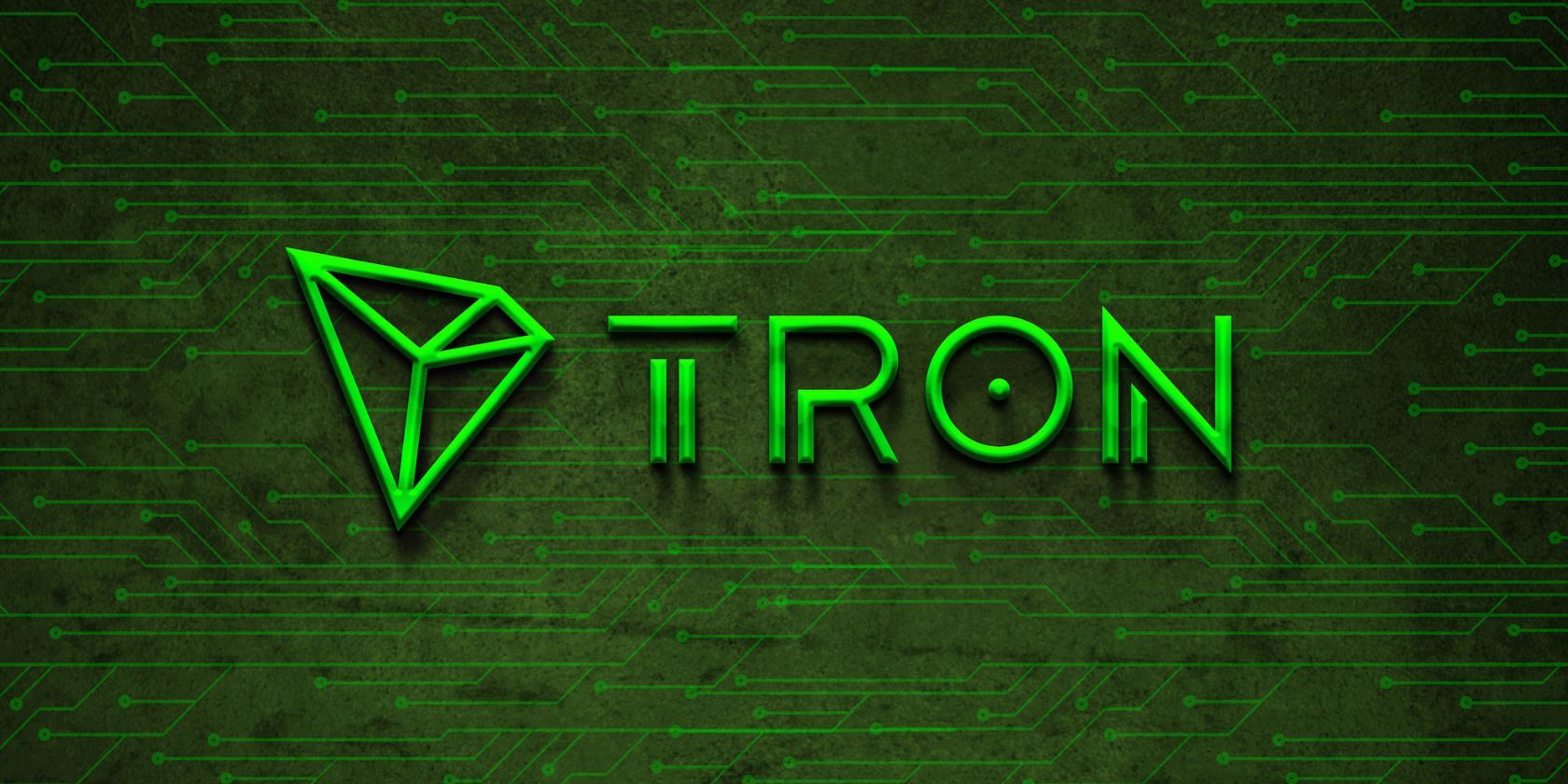 green tron logo graphic