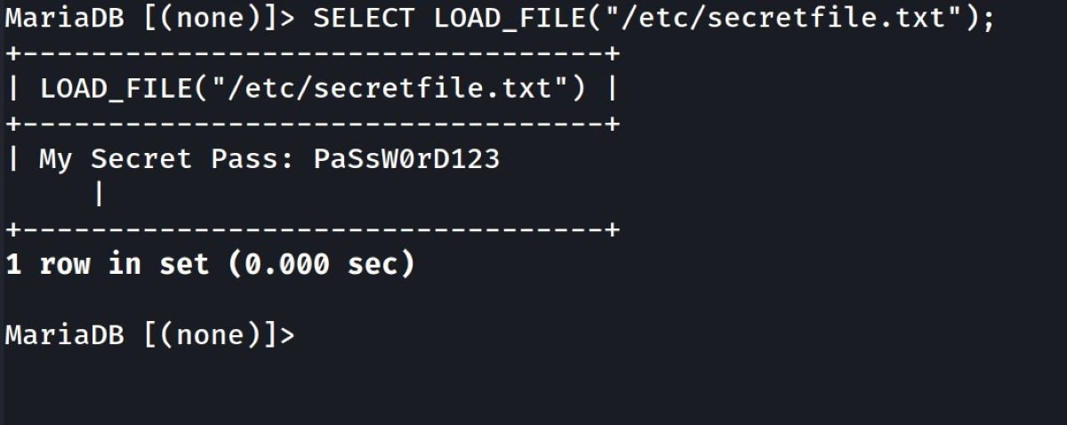 secret file with password