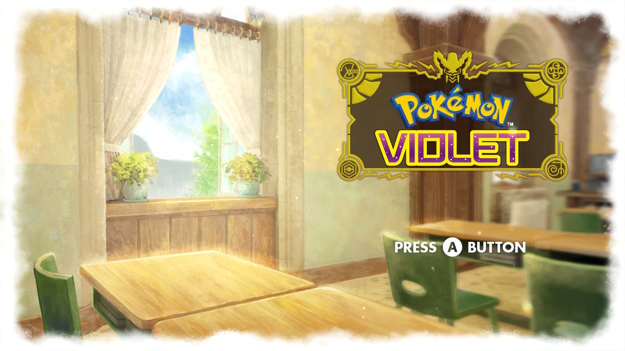A screenshot of Pokemon Violet's post-game main menu