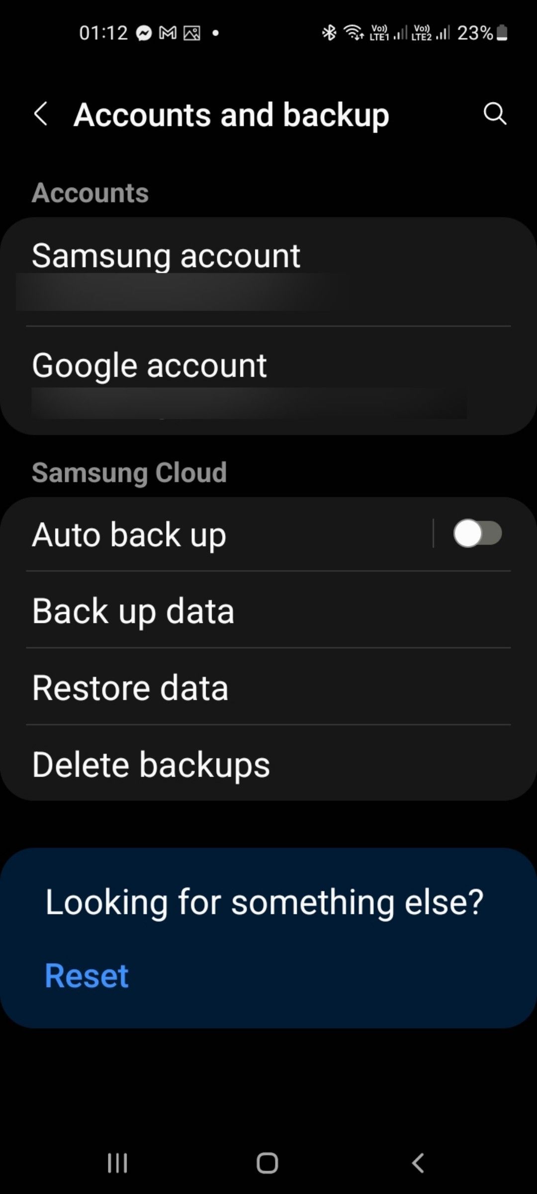 Back up and restore options on your Galaxy watch