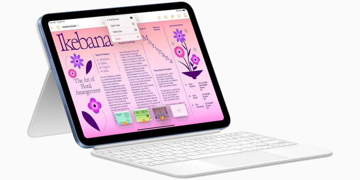 apple ipad 10th generation with magic keyboard folio