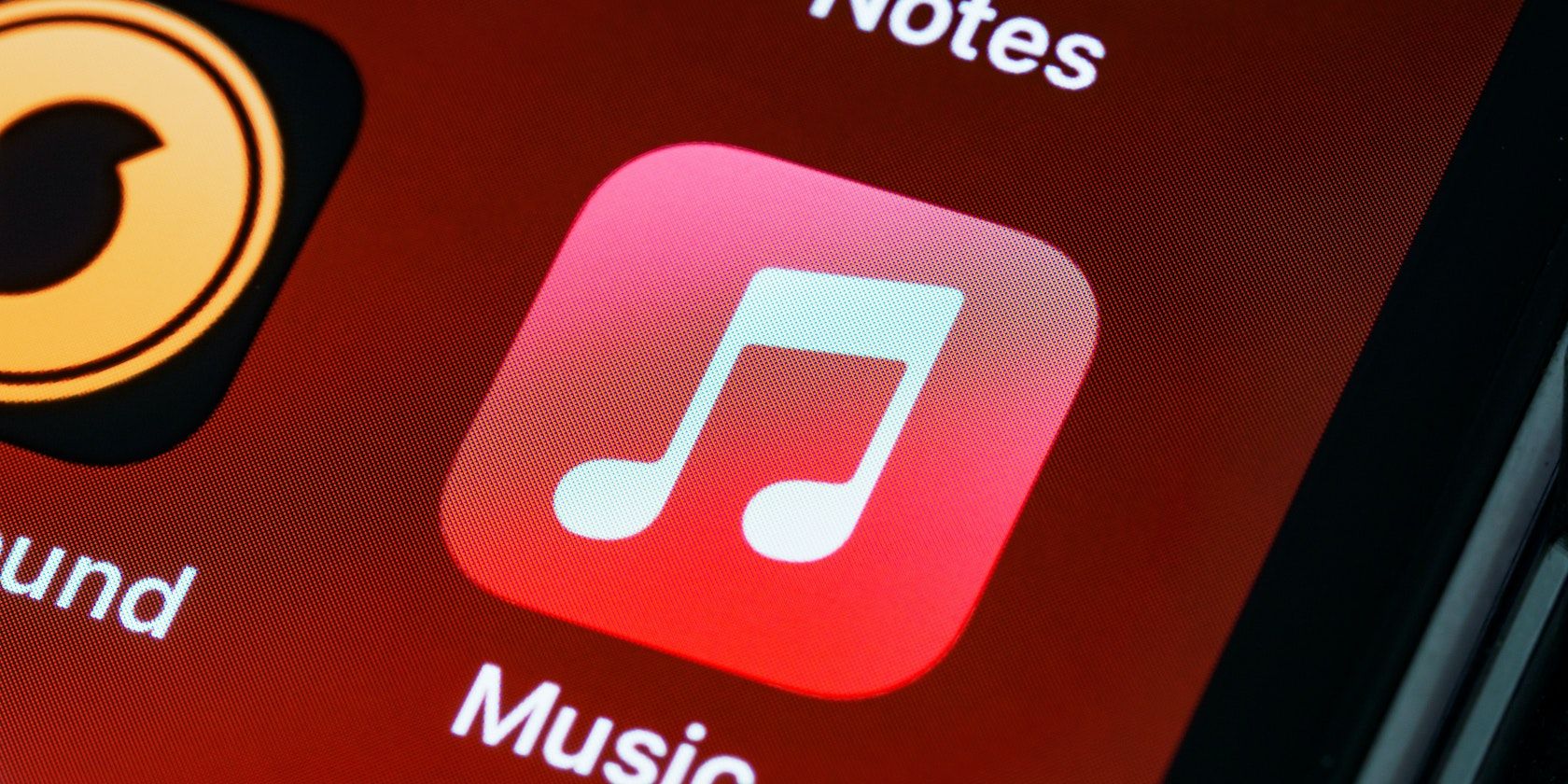 Apple Music Icon on Screen