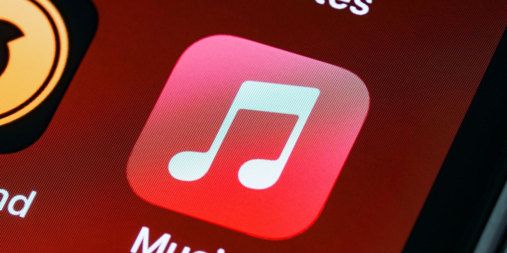 Apple Music icon on an iPhone