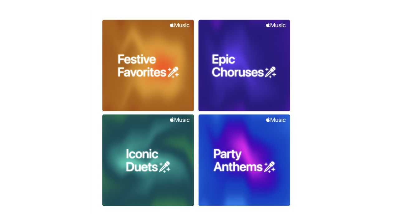 Listas de reproducción de Apple Music Sing