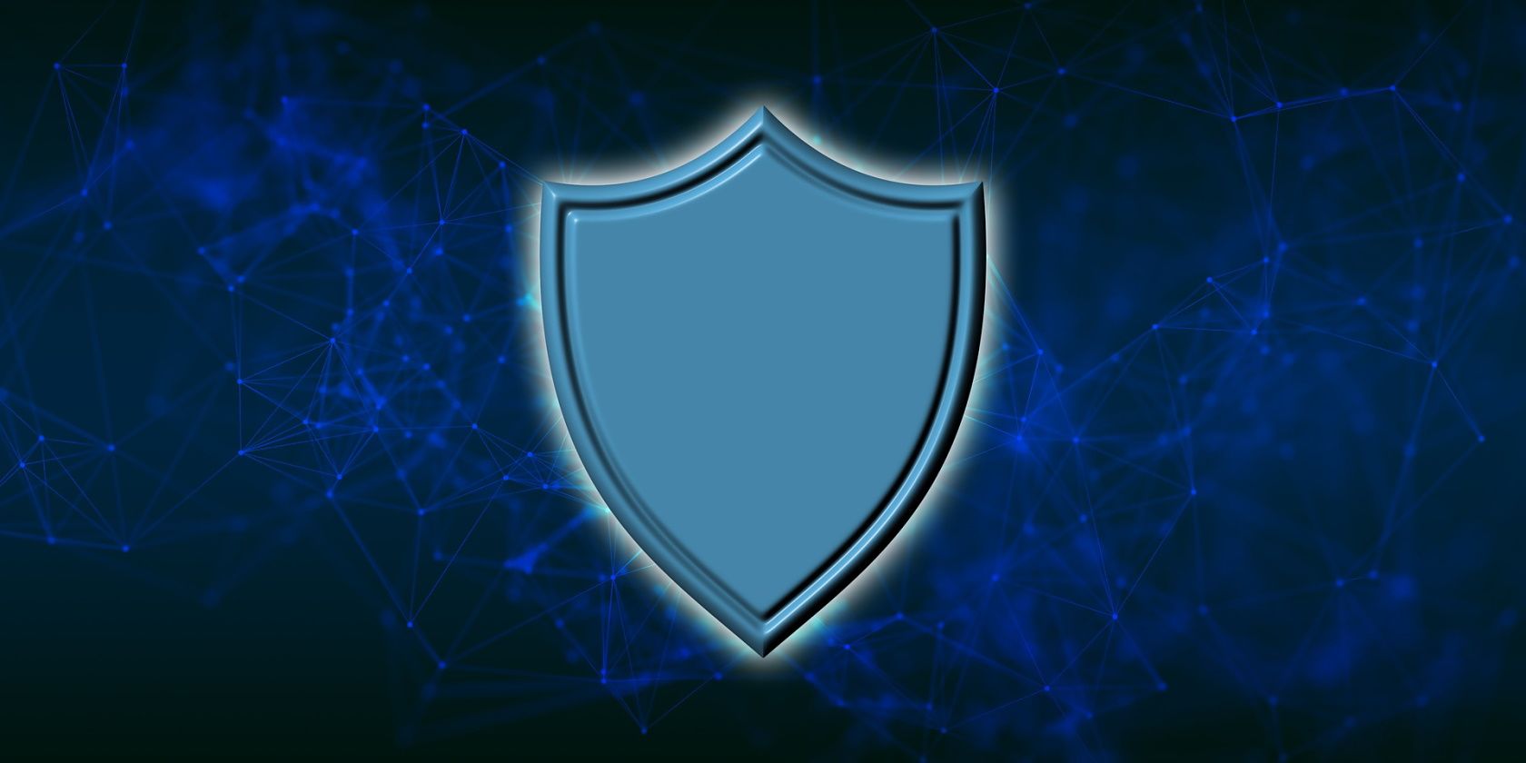 Image of Shield Representing Cybersecurity 