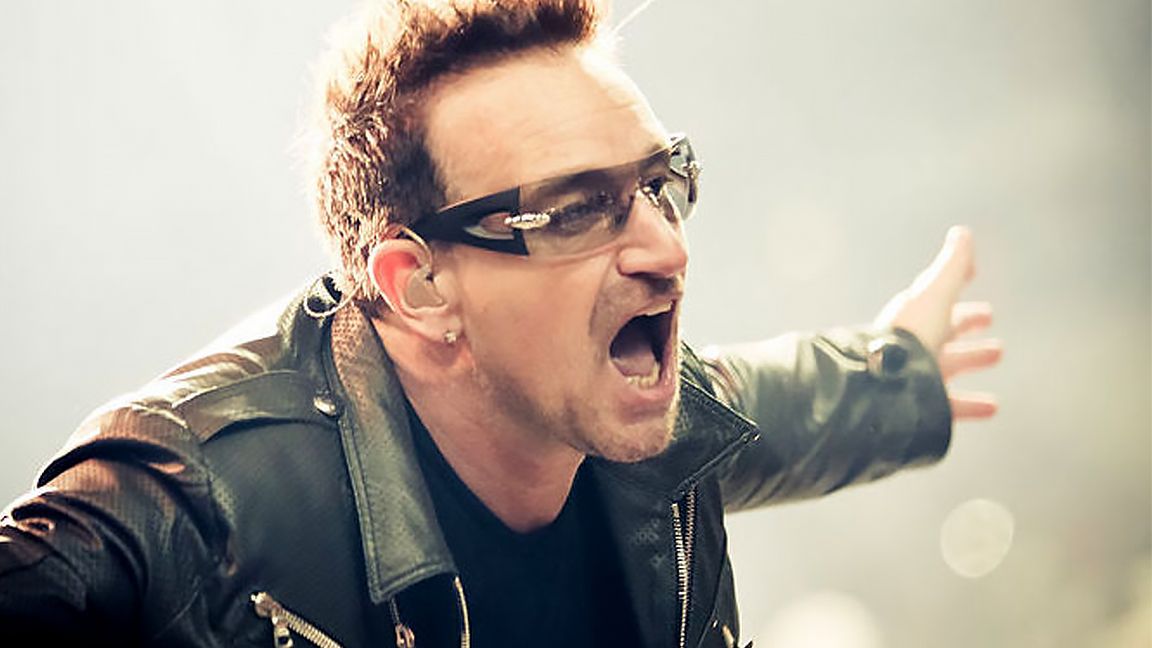 Bono, member of the band U2
