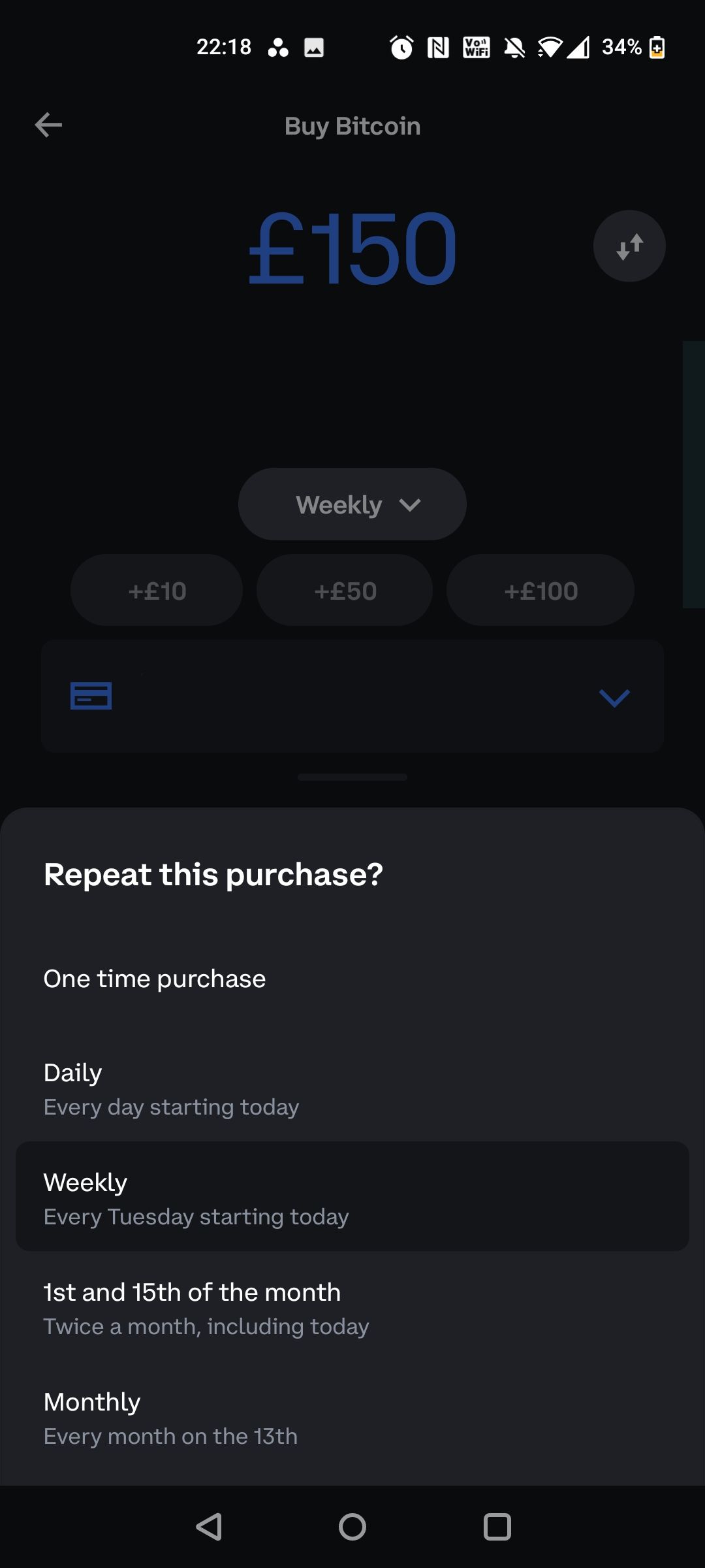coinbase view recurring buys
