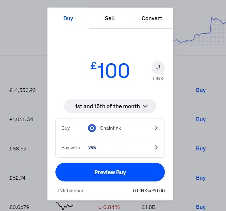 recurring payment coinbase