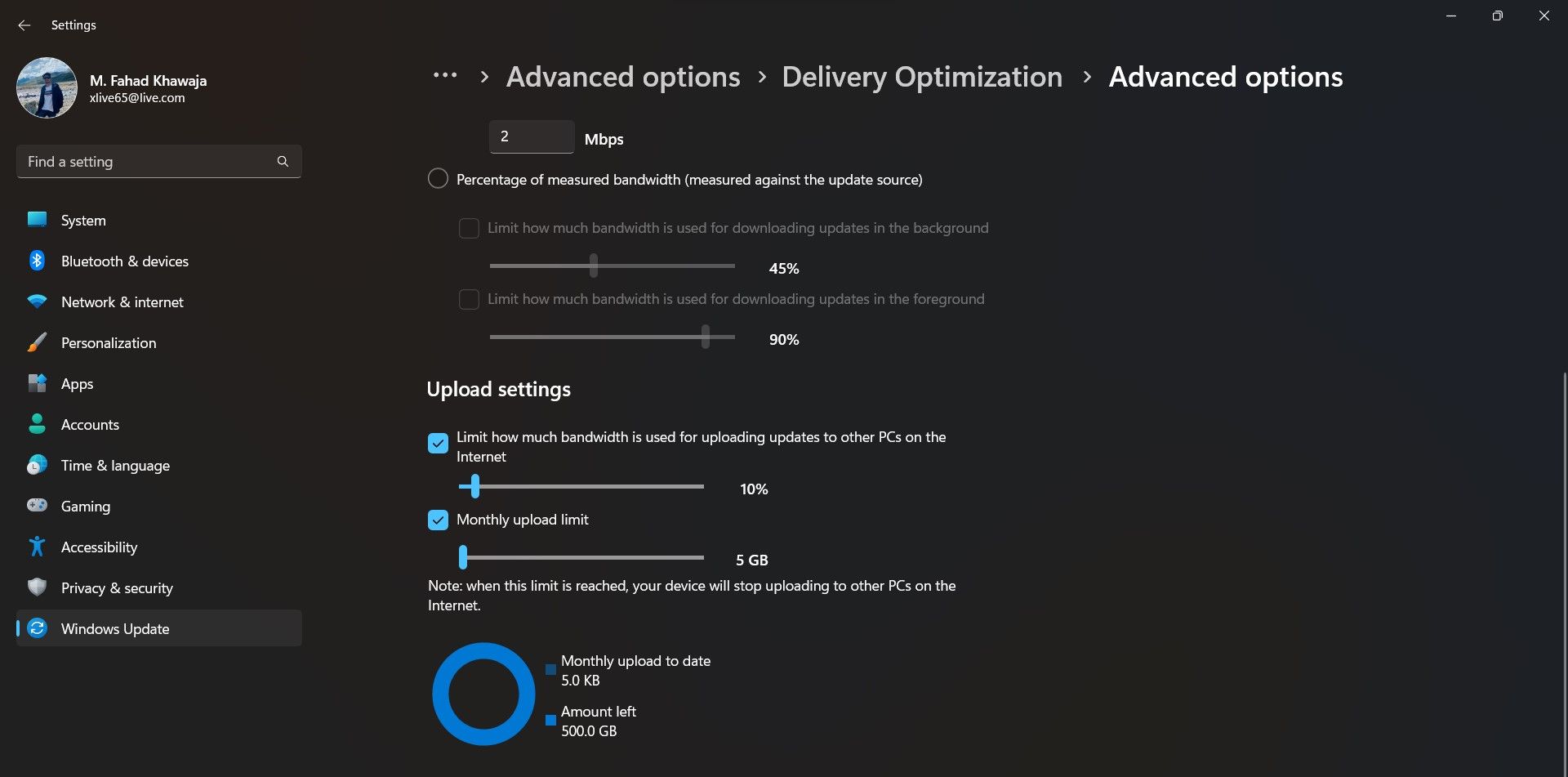 update delivery optimization 