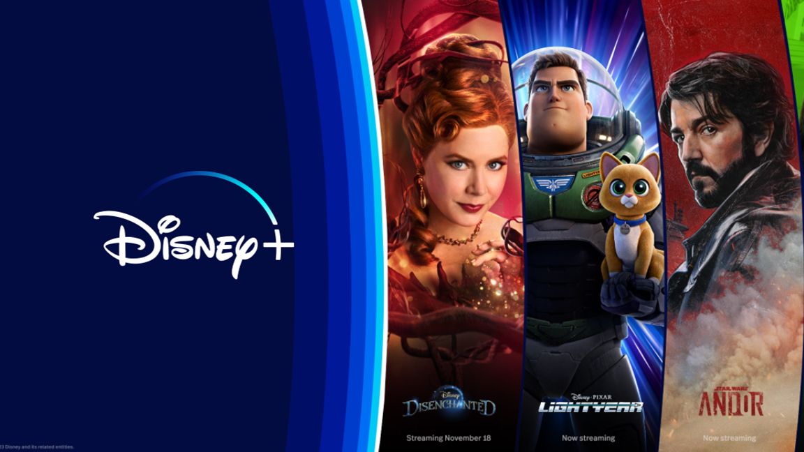 Disney+ ad with characters
