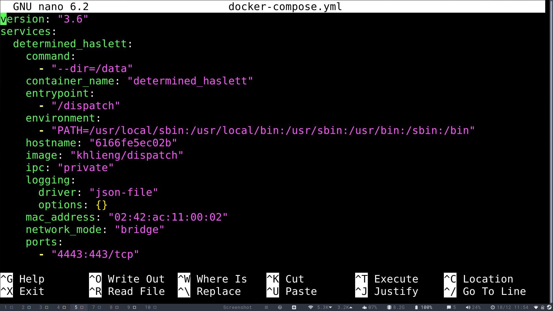 docker-compose generated by docker-autocompose