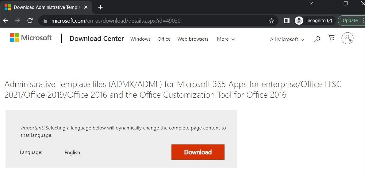 Automatic updating for Microsoft Office is not enabled - Microsoft 365