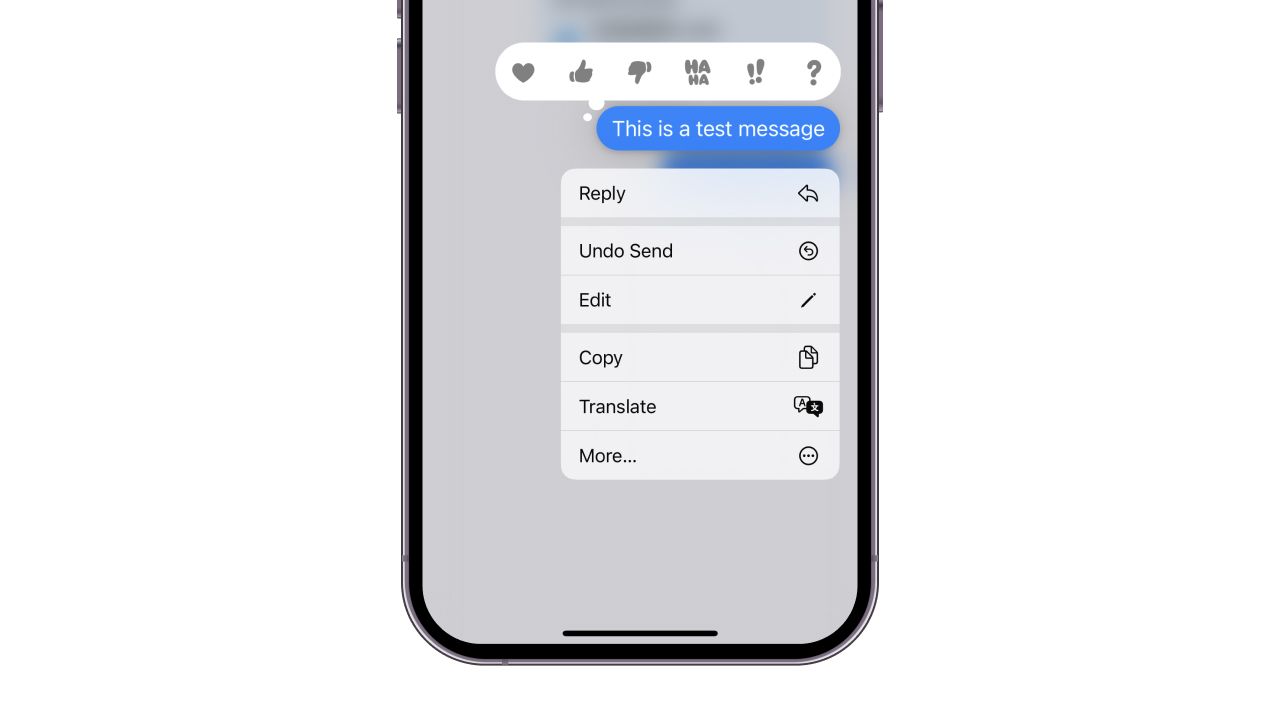 Edit and undo sent messages on iOS 16