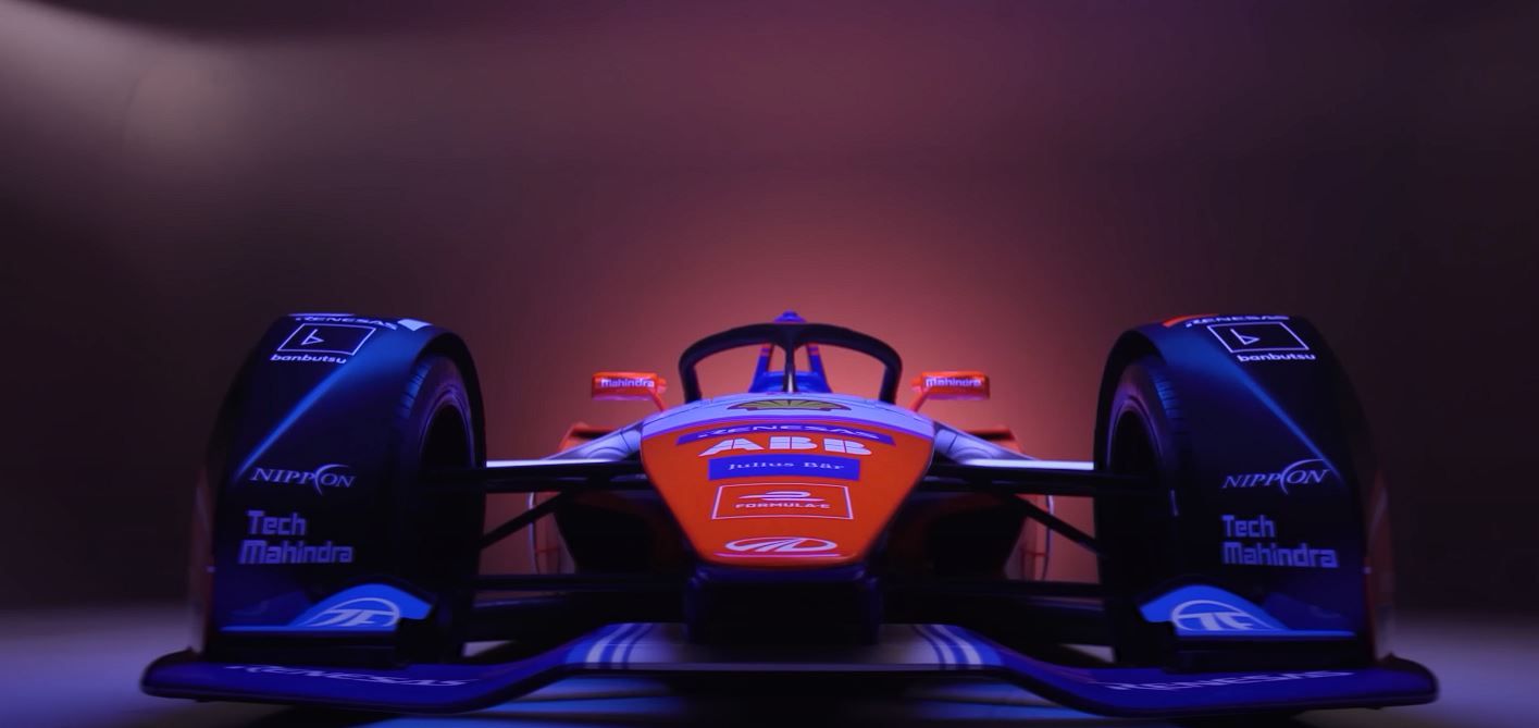 Formula E car before picture