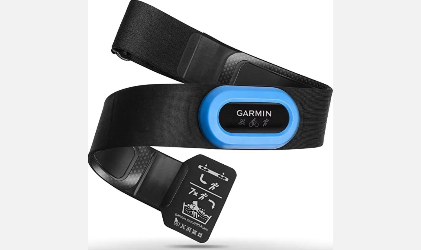 Product shot of Garmin heart rate monitor