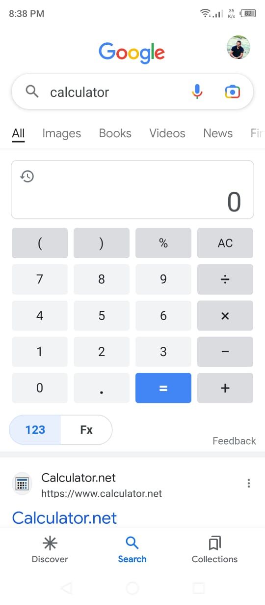 Google App - Simple Calculator