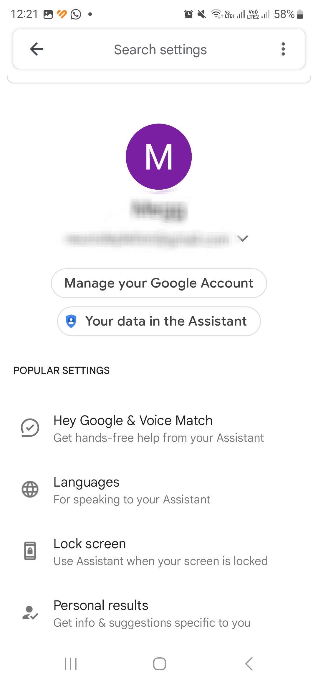 google assistant voice match