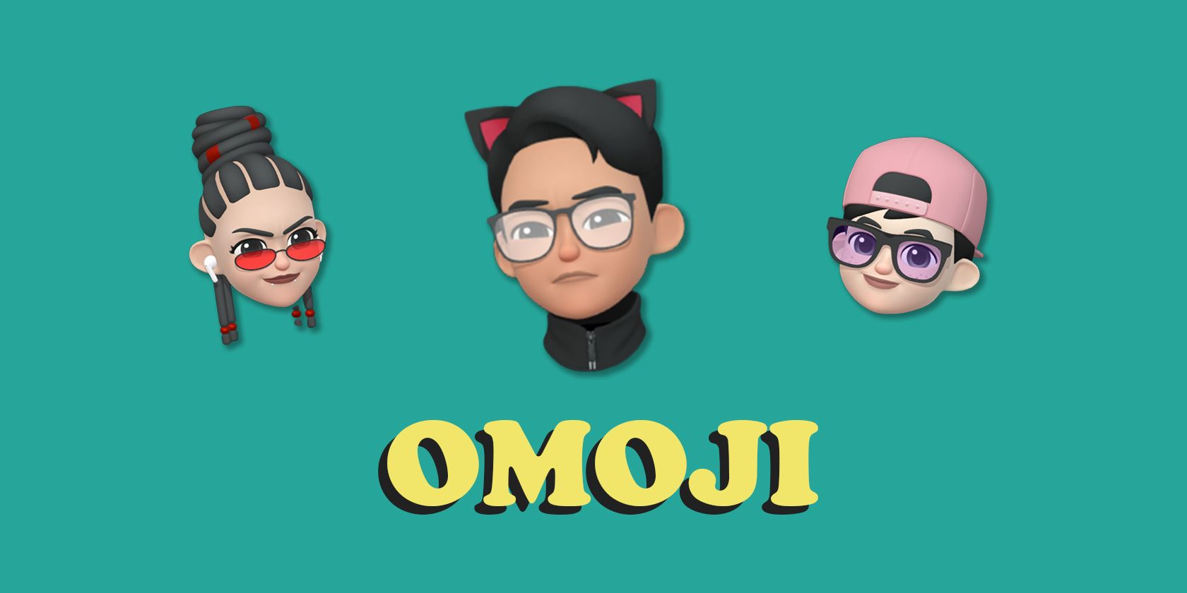 Three different Omojis 