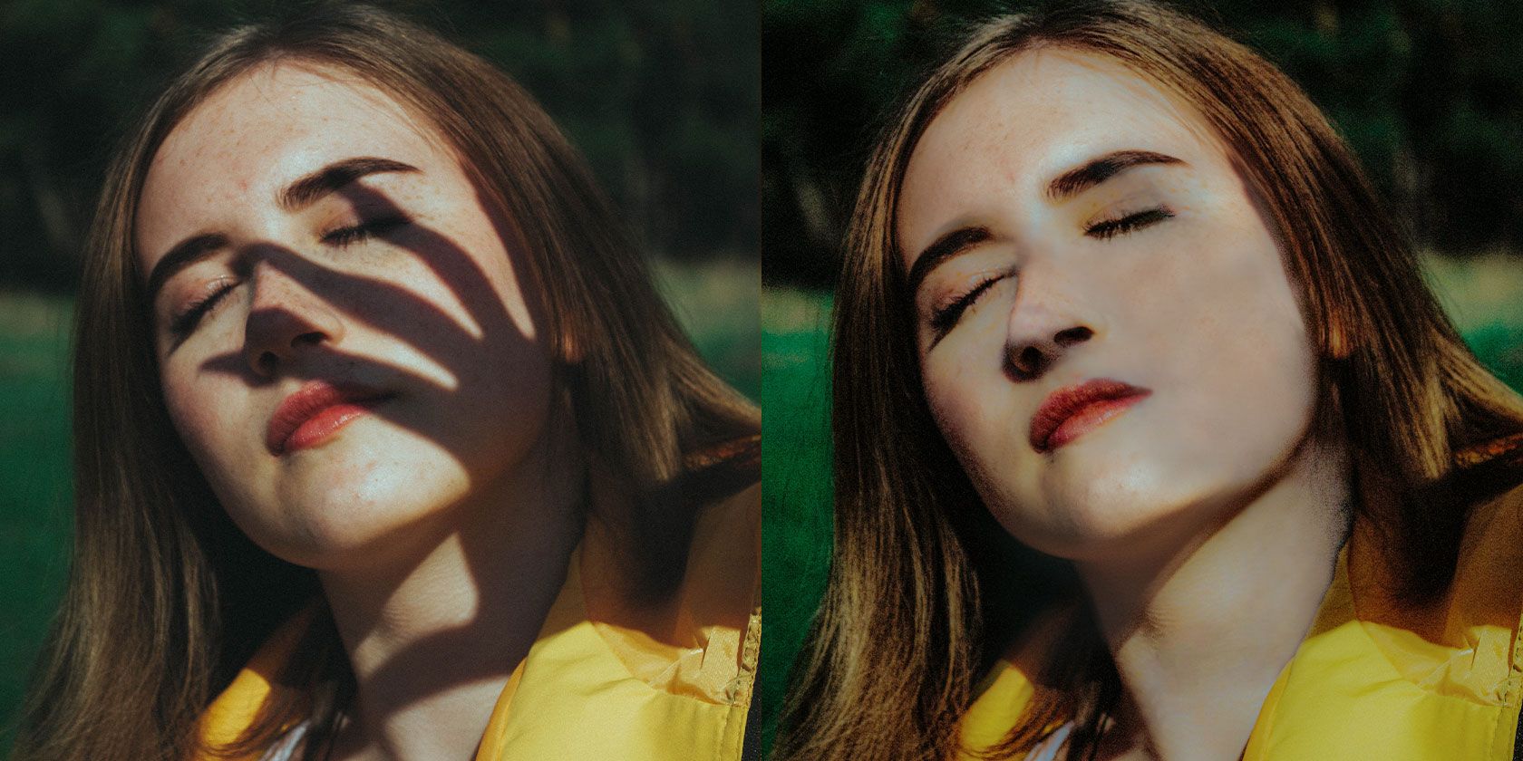 Cara menghilangkan bayangan dari potret Anda