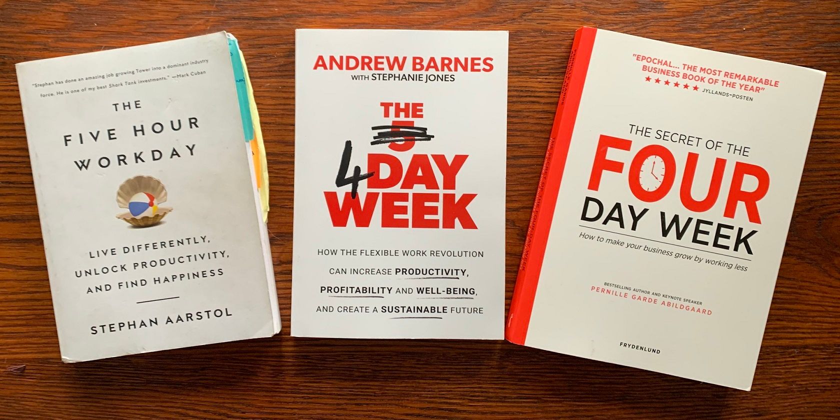 Image of 4-day workweek books