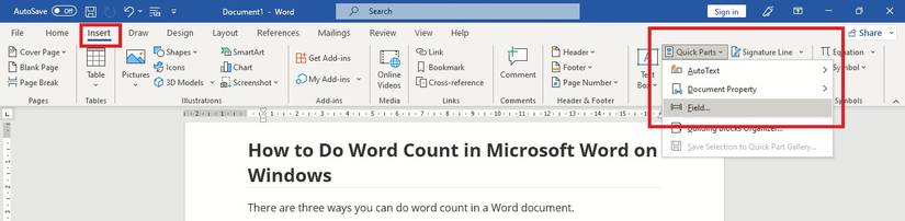 How to Do a Word Count in Microsoft Word