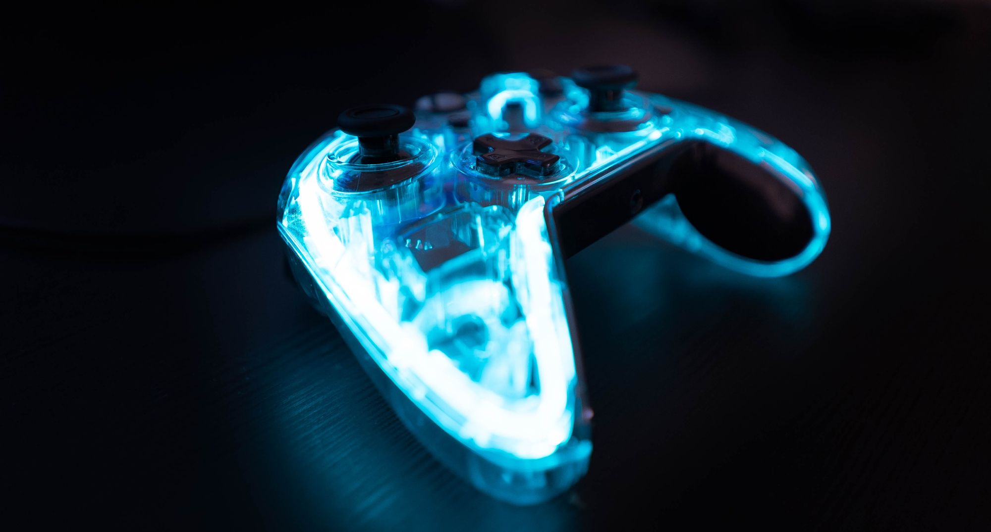 illuminated game controller photo