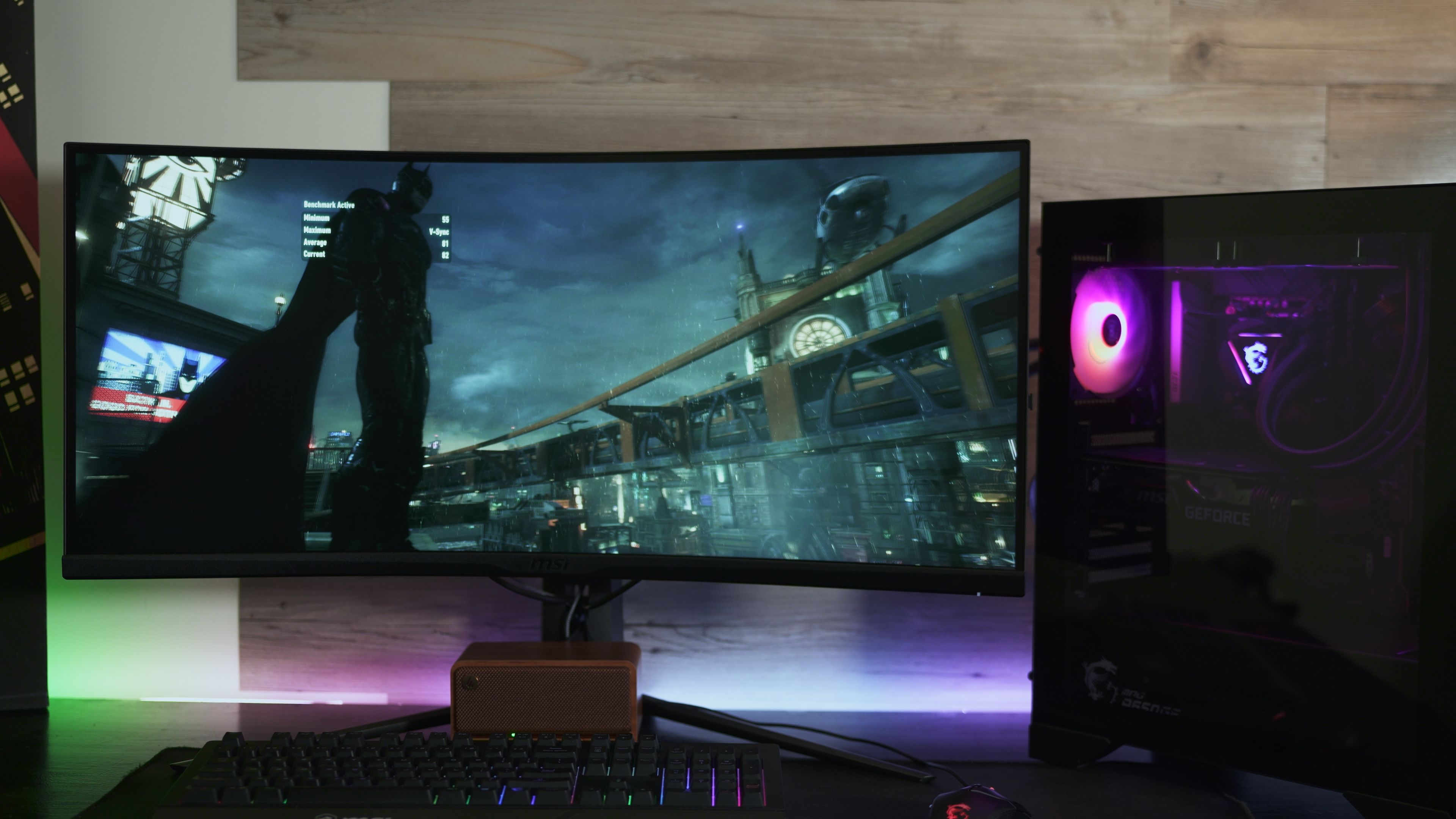 MSI MPG Artymis 343CQR - Benchmarking Batman Arkham Knight