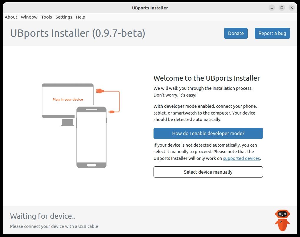 Ubuntu Touch Installer from UBports