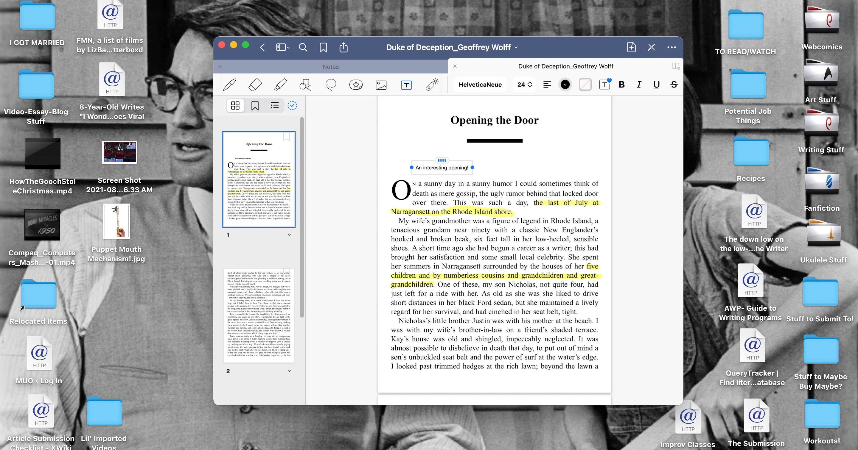 PDF annotations in GoodNotes for Mac