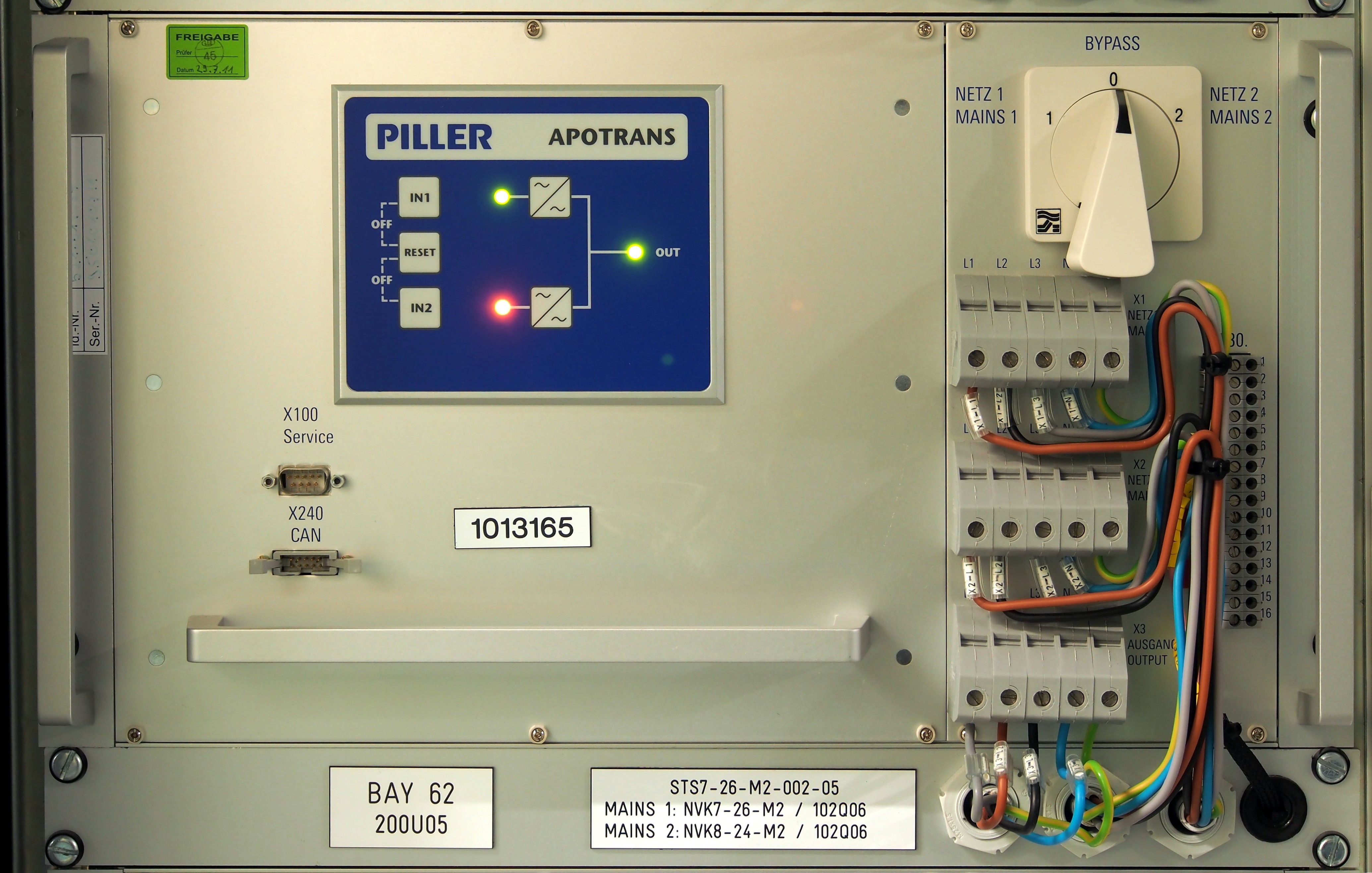 Piller Apotrans Automatic Transfer Switch