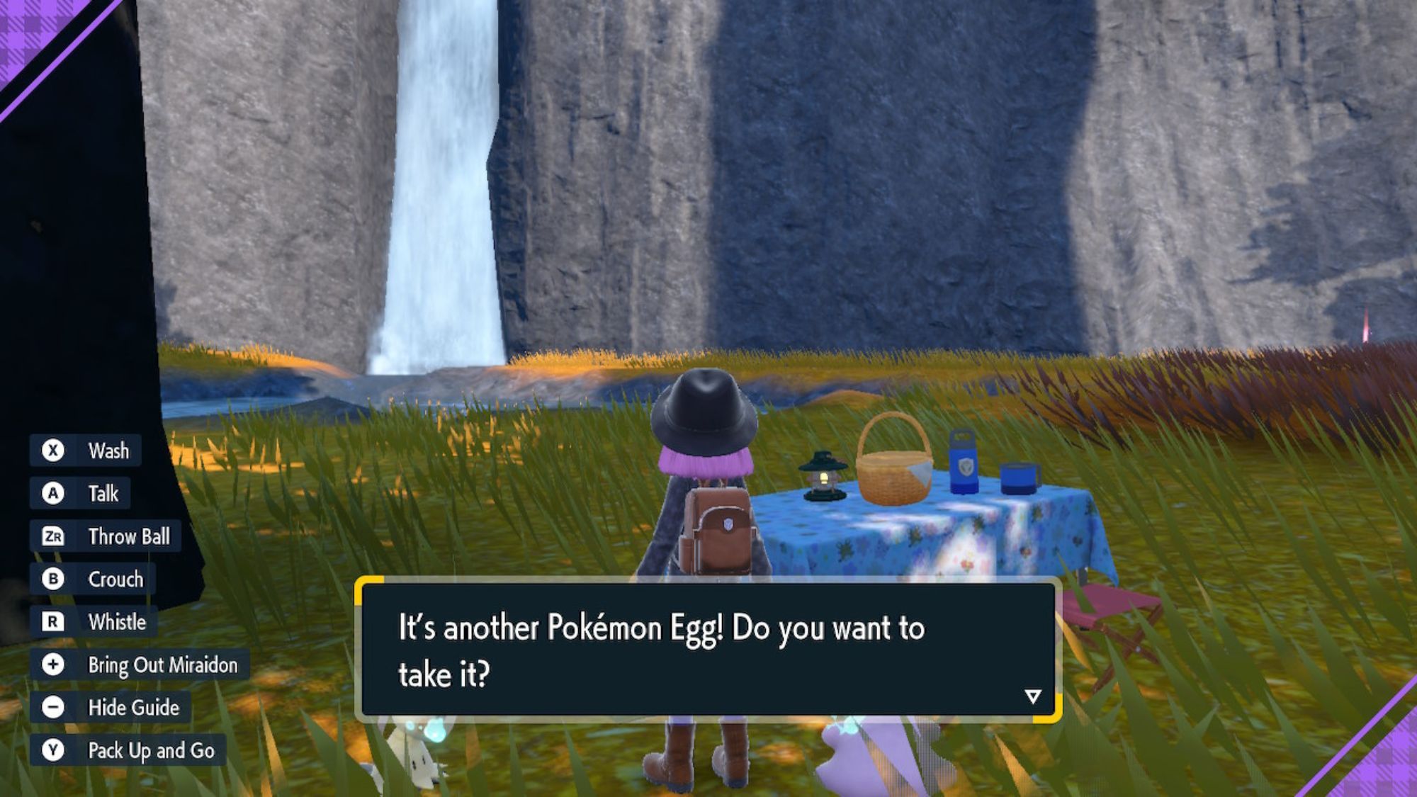 Pokemon Scarlet et Violet vérifient le panier d'œufs pendant les pique-niques pour trouver Pokemon Egg