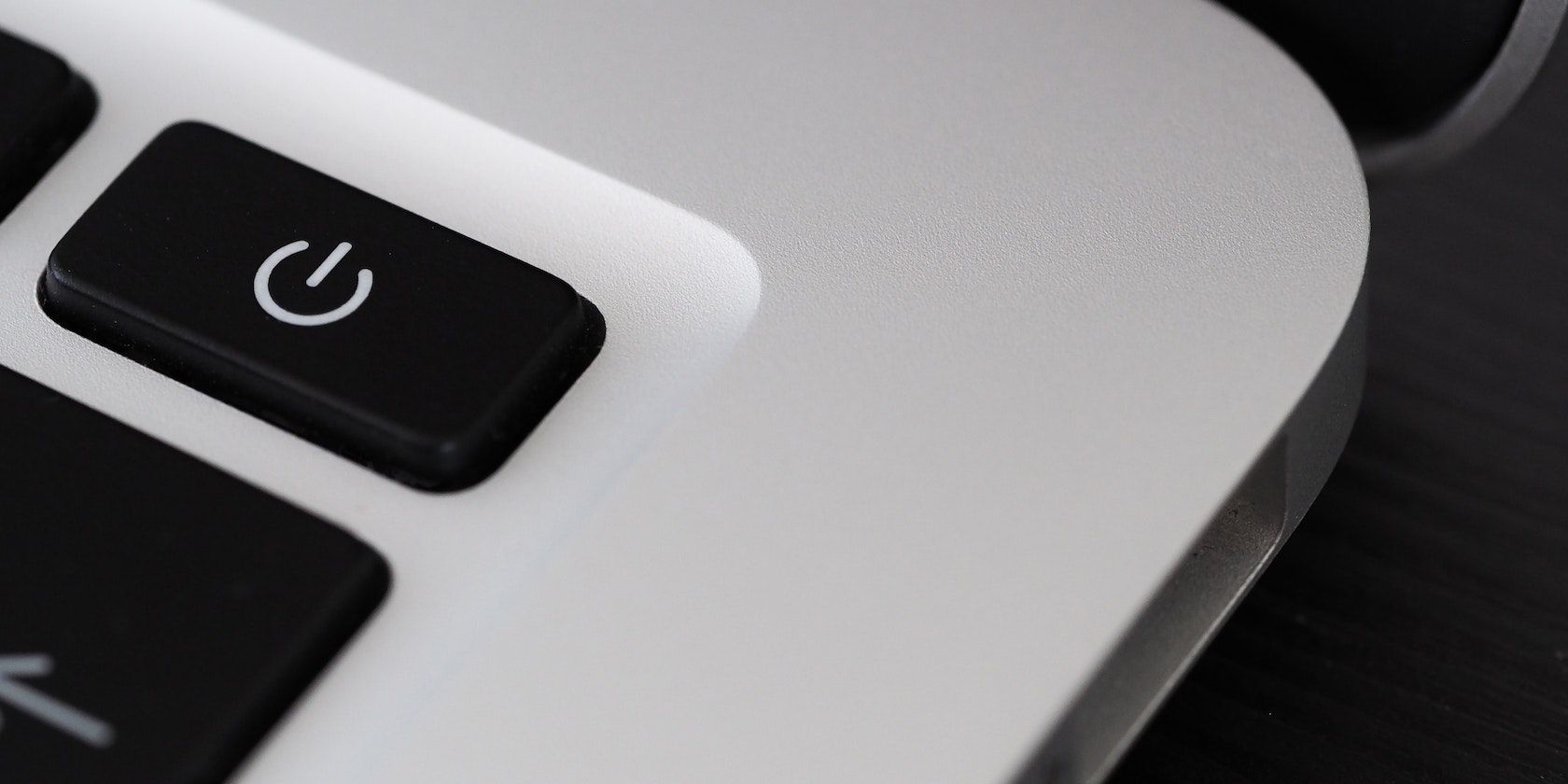 Power button on a MacBook