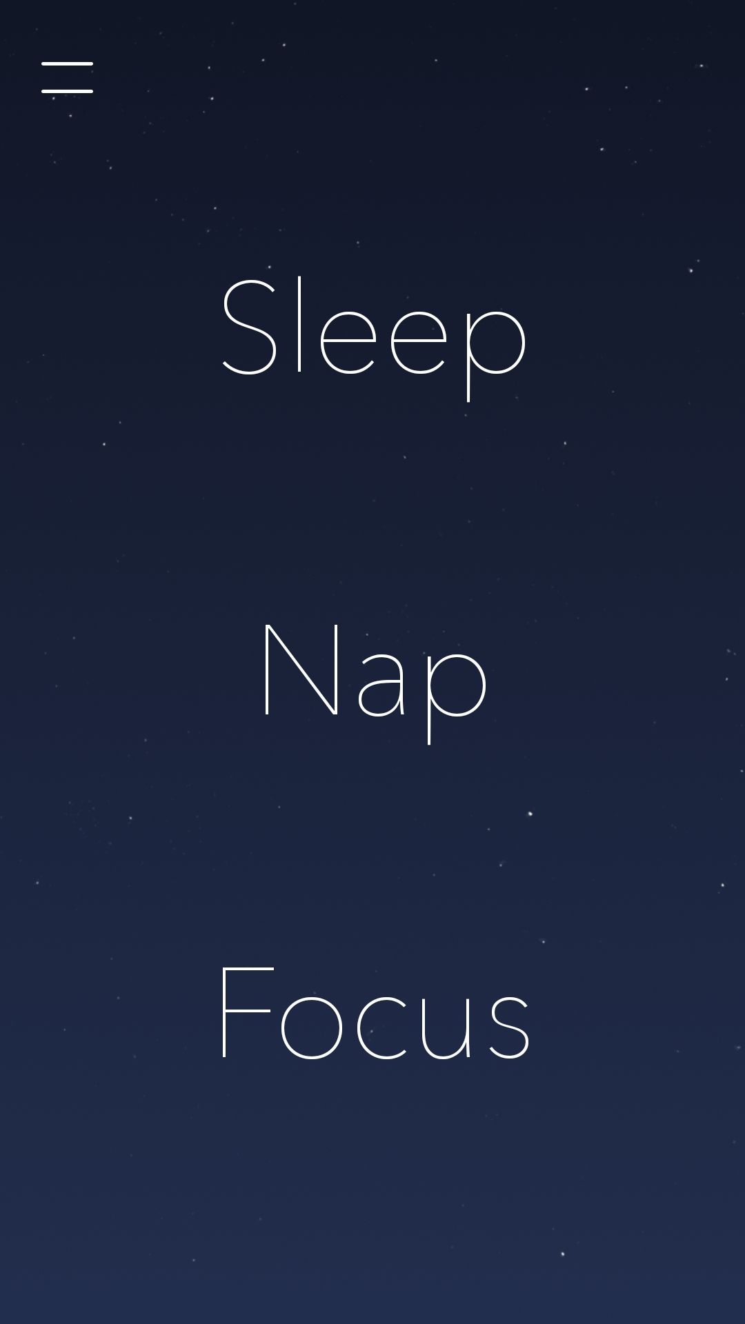 برنامه موبایل Pzizz sleep nap focus