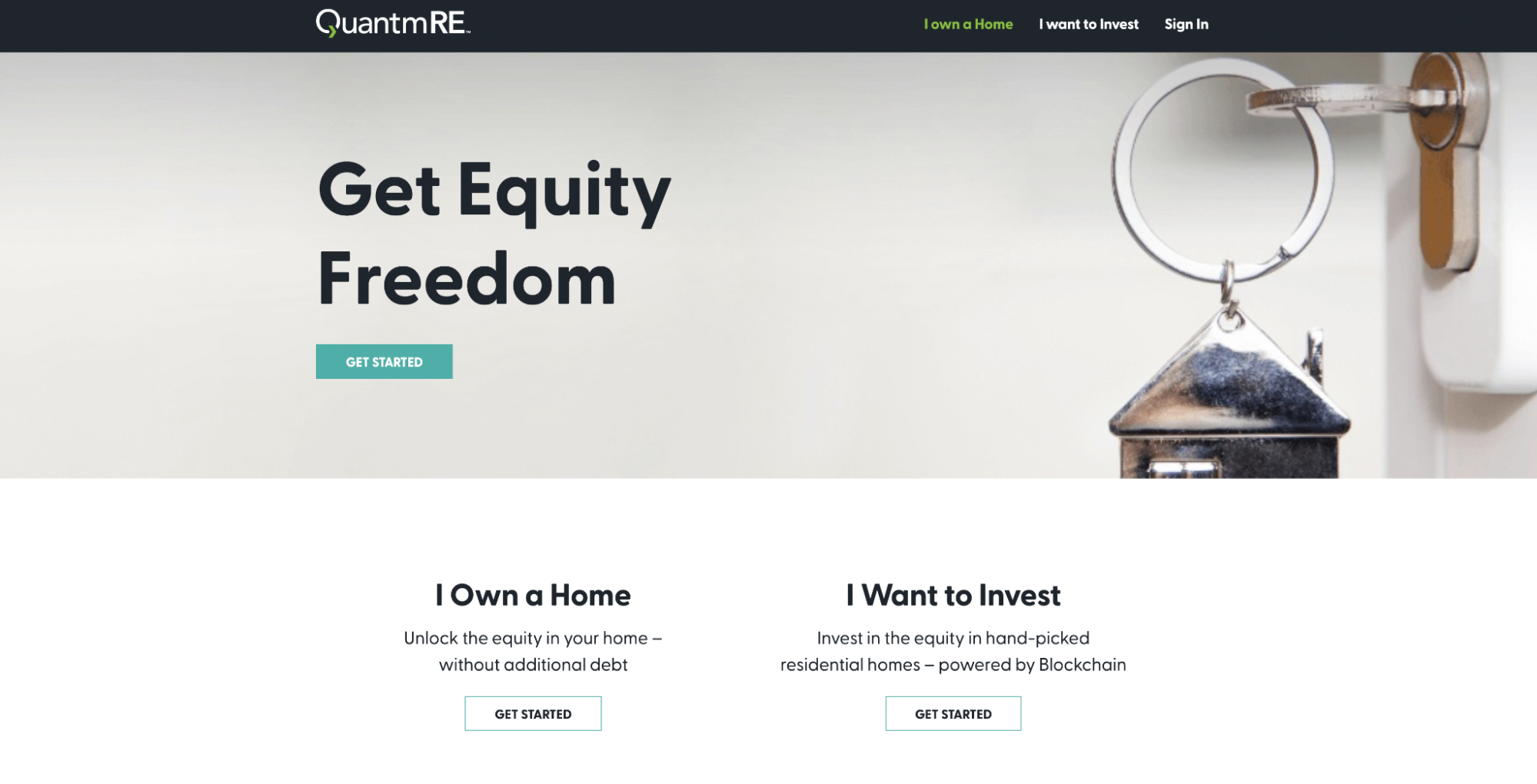 Proprietary cryptocurrency financing platform QuantmRE